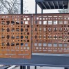 Corten Panel Railin System and Small Entry Gate